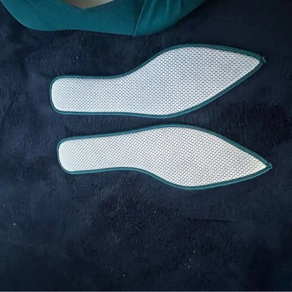 Rothy's Teal Women's Point Flats - Picture 5 of 5